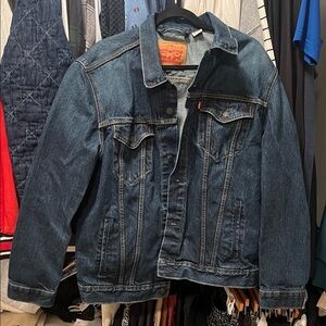Levi's Men's Dark Blue Denim Jacket